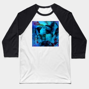 In flight | Blue abstract Baseball T-Shirt